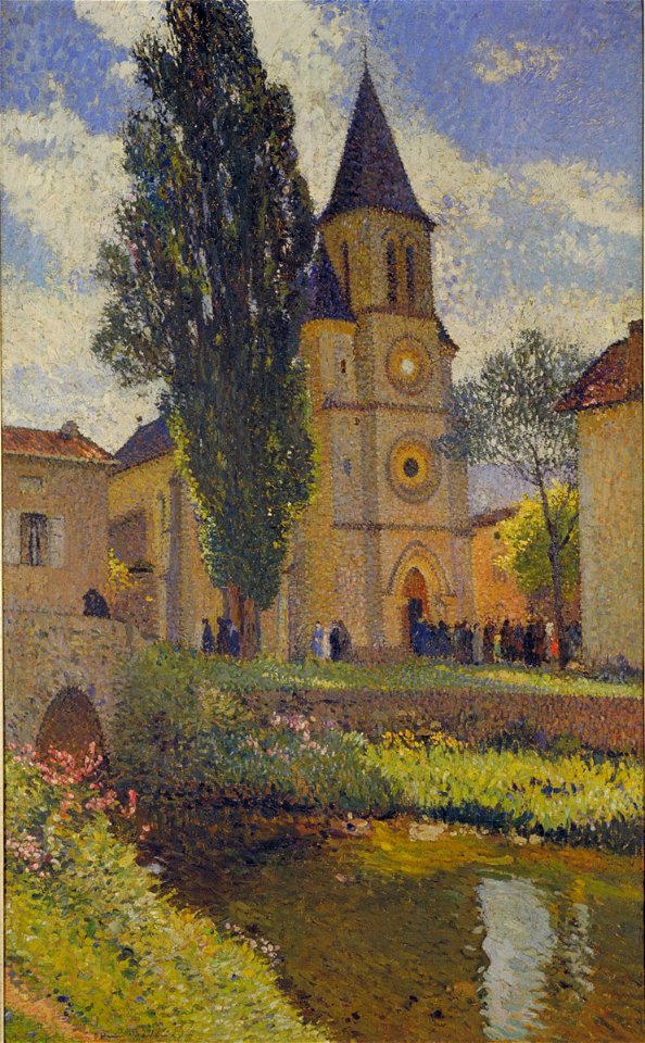 Henri Martin - L'Eglise de Labastide-du-Vert - Musée des Augustins - RO 1074