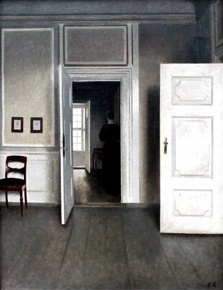 1901 Hammershøi Interieur Strandgade 30 anagoria
