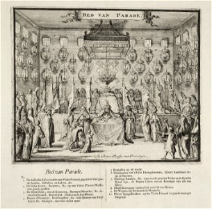 Het bed van parade, 1695, NL-HlmNHA 53008721