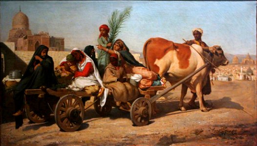 Félix Auguste Clément - Pendant les fêtes du Baïram au Caire