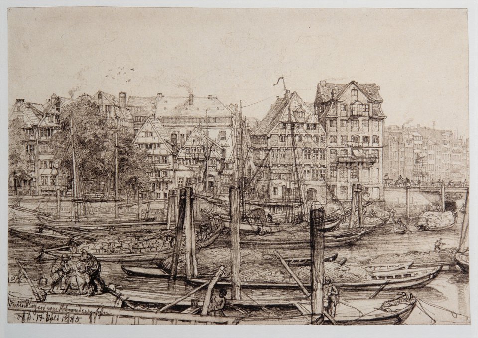 HH-Riefesell-11-Butenkajen-und-Hohe-Brücke-17-07-1885