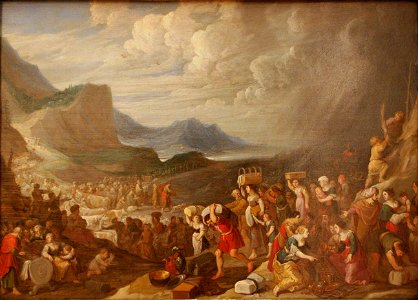 Hans Jordaens (III) - Le passage de la Mer Rouge