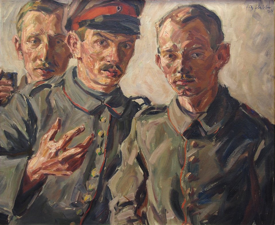Fritz Flebbe Drei Freunde