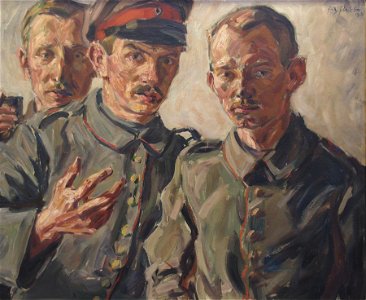 Fritz Flebbe Drei Freunde