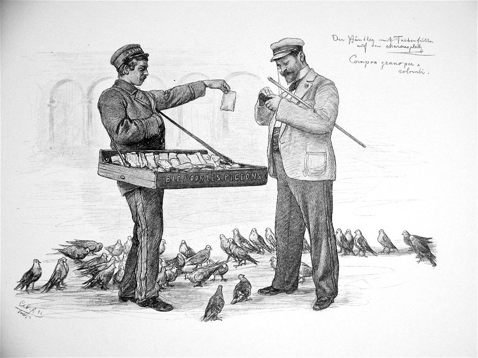 Hochz Italien 33 - Der Händler mit Taubenfutter