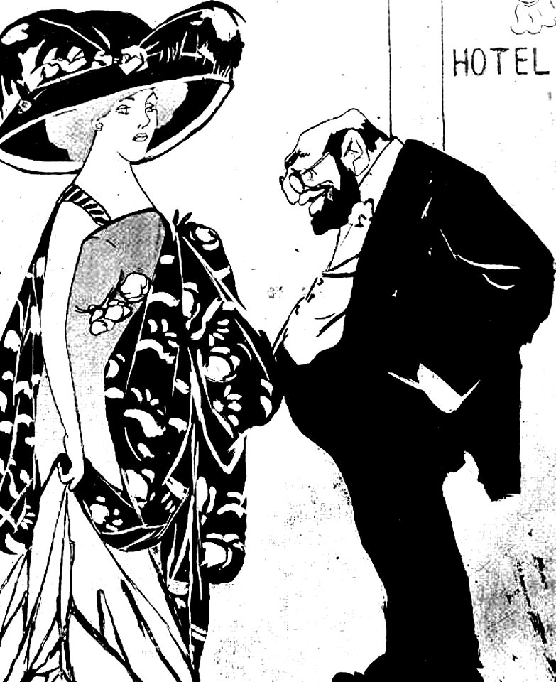 Ion Theodorescu-Sion - Din distracţiile vilegiaturei, Furnica, 13 aug 1909