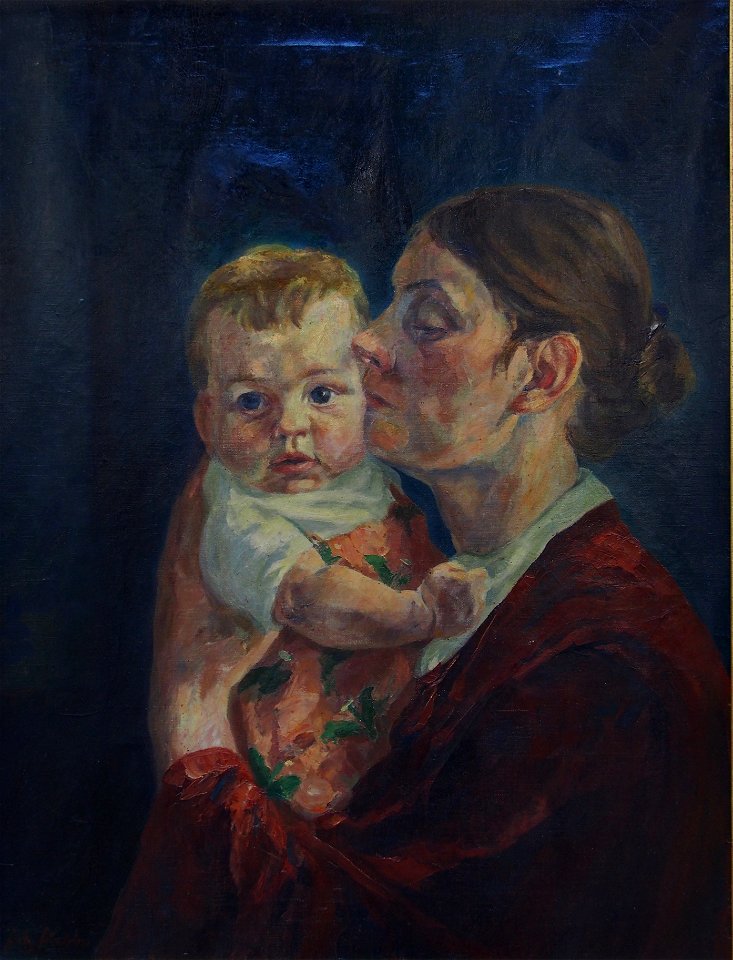 Fritz Flebbe Mutter und Kind