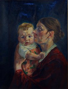 Fritz Flebbe Mutter und Kind