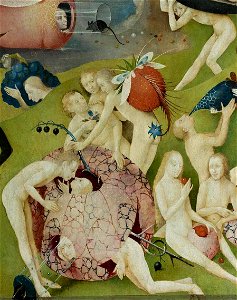 Hieronymus Bosch, Garden of Earthly Delights tryptich - detail 8