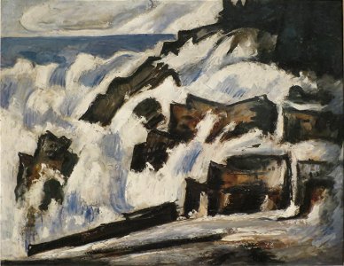 The Spent Wave, Indian Point, Georgetown, Maine by Marsden Hartley
