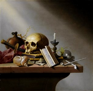 Harmen Steenwijck - Vanitas. Free illustration for personal and commercial use.