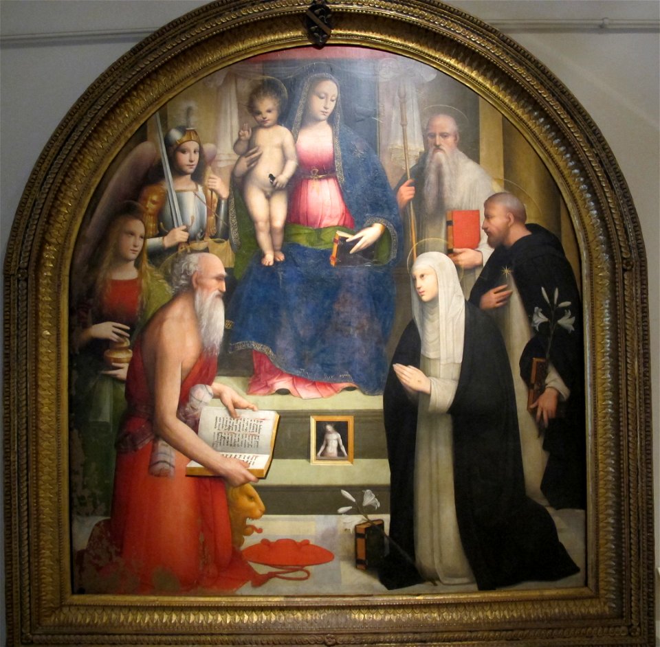Il brescianino, pala di monteoliveto a porta tufi, 1514-1515