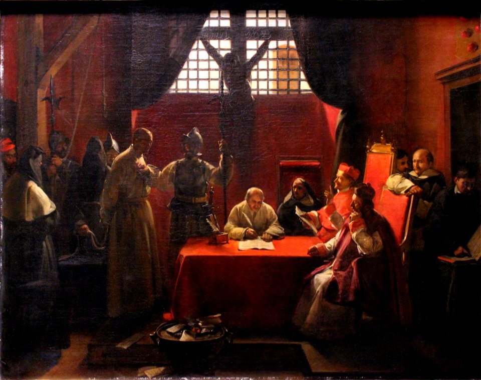 Interrogatoire de Savonarole - François Marius Granet - MBA Lyon 2014