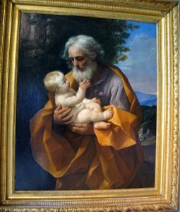 Guido reni, san giuseppe col bambin gesù