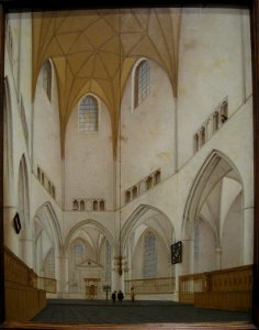 Interior of the Choir at Saint Bavo's Church at Haarlem, 1660, Pieter Saenredam (1597-1665) - IMG 7399