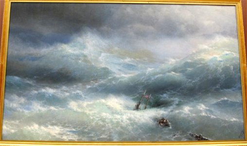 Ivan aivazovsky, l'onda, 1889, 2