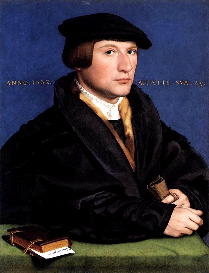 Hans Holbein the Younger - Portrait of a Member of the Wedigh Family