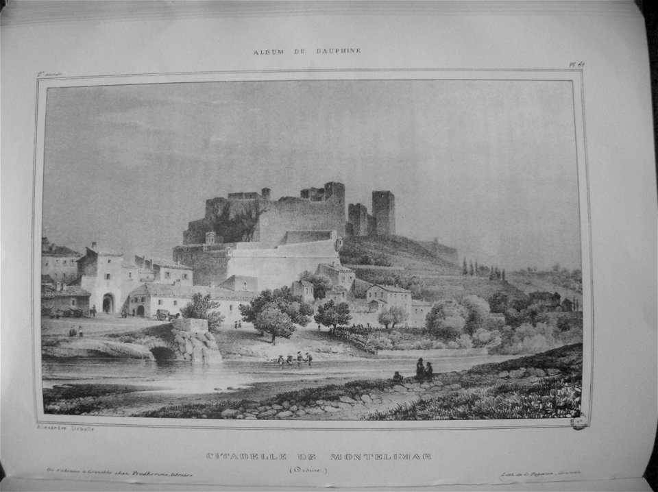 Im35 Album Dauphiné tome II - Citadelle de Montelimar (Drome), by AD