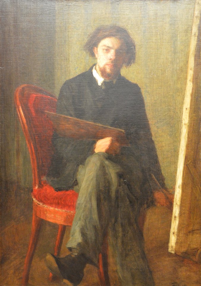 Henri Fantin-Latour - Self-Portrait (1858)