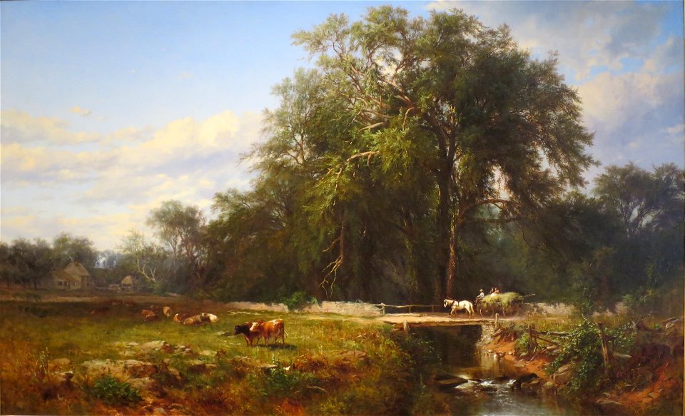 James McDougal Hart - 'The Old Homestead', 1862, High Museum