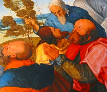 Harrich, Jobst - Heller-Altar- Innenseite des Triptychons, Teilansicht unten rechts