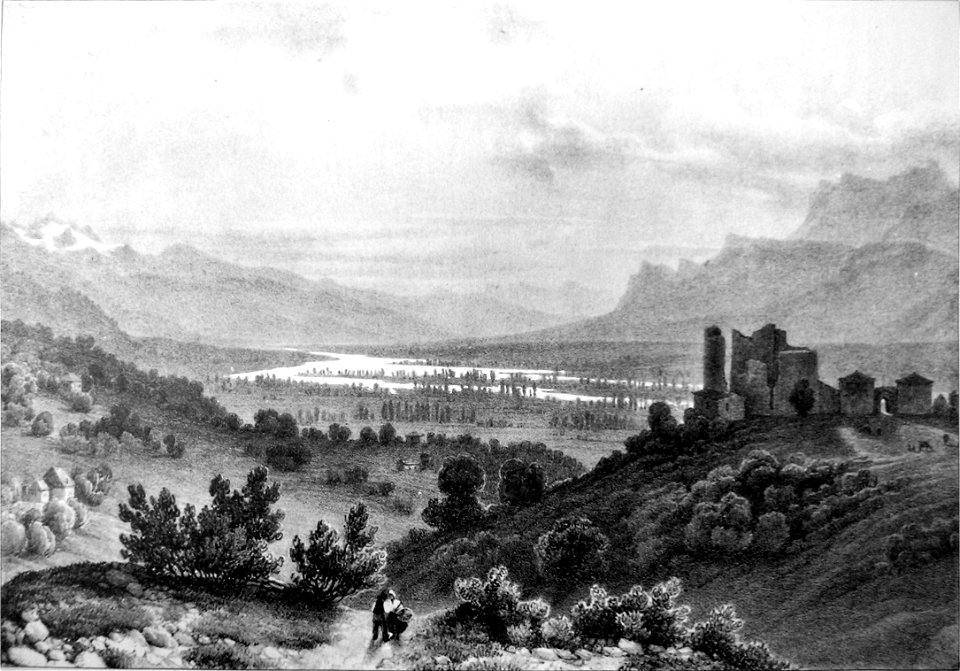 Im03 Album Dauphiné tome II -Chateau Bayard (Isère) by AD cropped