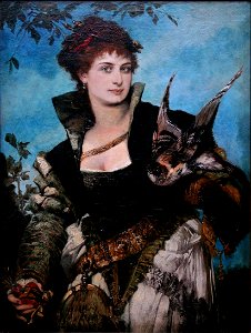 Hans Makart - Die Falknerin 1880