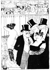 Ion Theodorescu-Sion - 'Târgul Moşilor' odată pe an... , Târgul moşilor în toate nopţiile, Furnica, 21 mai 1908. Free illustration for personal and commercial use.