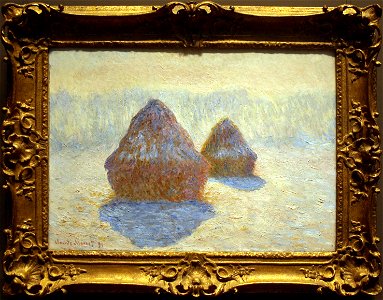 Haystacks (Effects of Snow and Sun)
