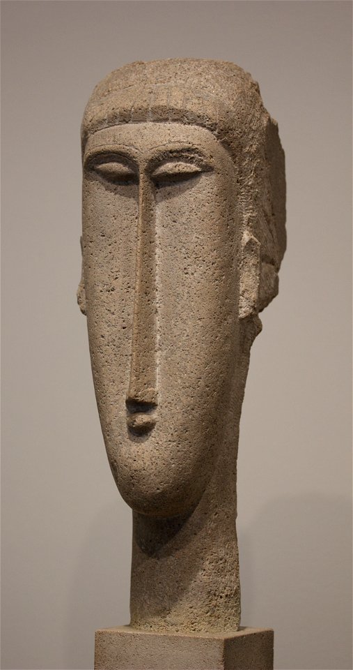 Head of a Woman by Amedeo Modigliani 01
