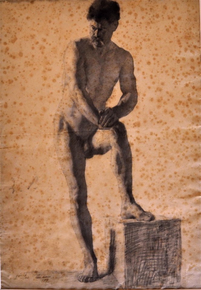 Henri Martin Nu académique Musée Paul Dupuy CED 2008.1.82