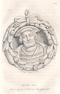 Henri VIII bas-relief de l'Hôtel du Bourgtheroulde