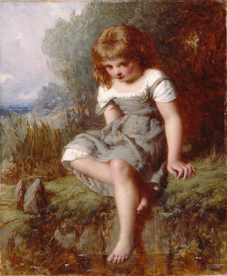 Henry Lejeune - The timid bather