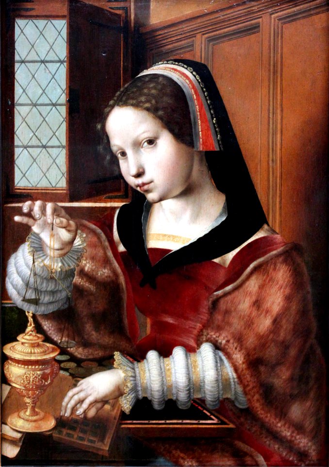 1530 van Hemessen Die Goldwägerin anagoria