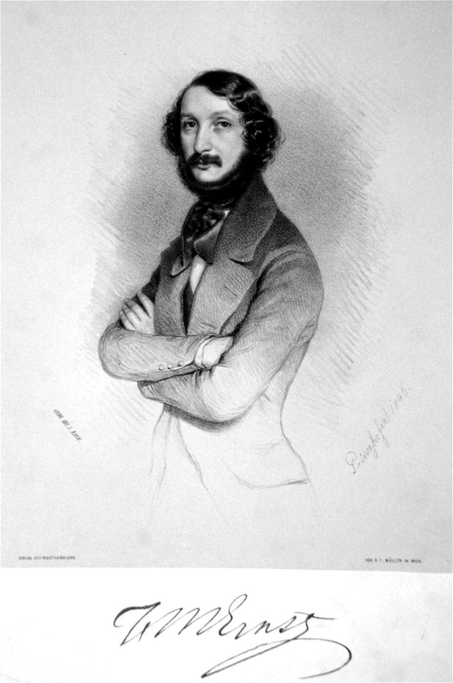 Heinrich Wilhelm Ernst Prinzhofer Litho