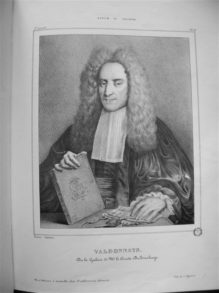 Im26 album dauphiné tome II Valbonnays, de la galerie de M le Compte de Duibouchage - by VC