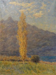 Henri DUHEM Peupliers lacs du Bourget