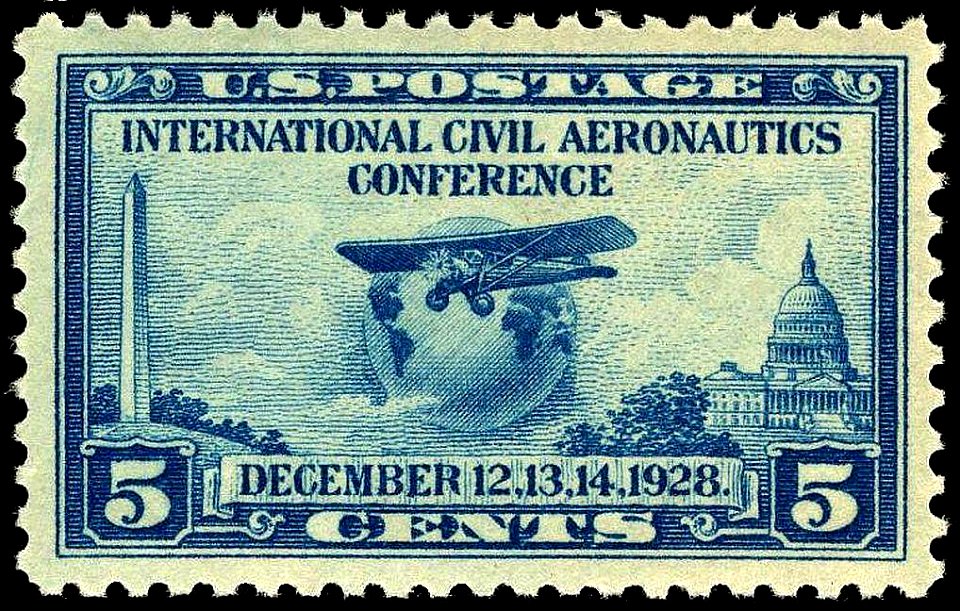 International Civil Aeronautics Conf 5c 1928 issue