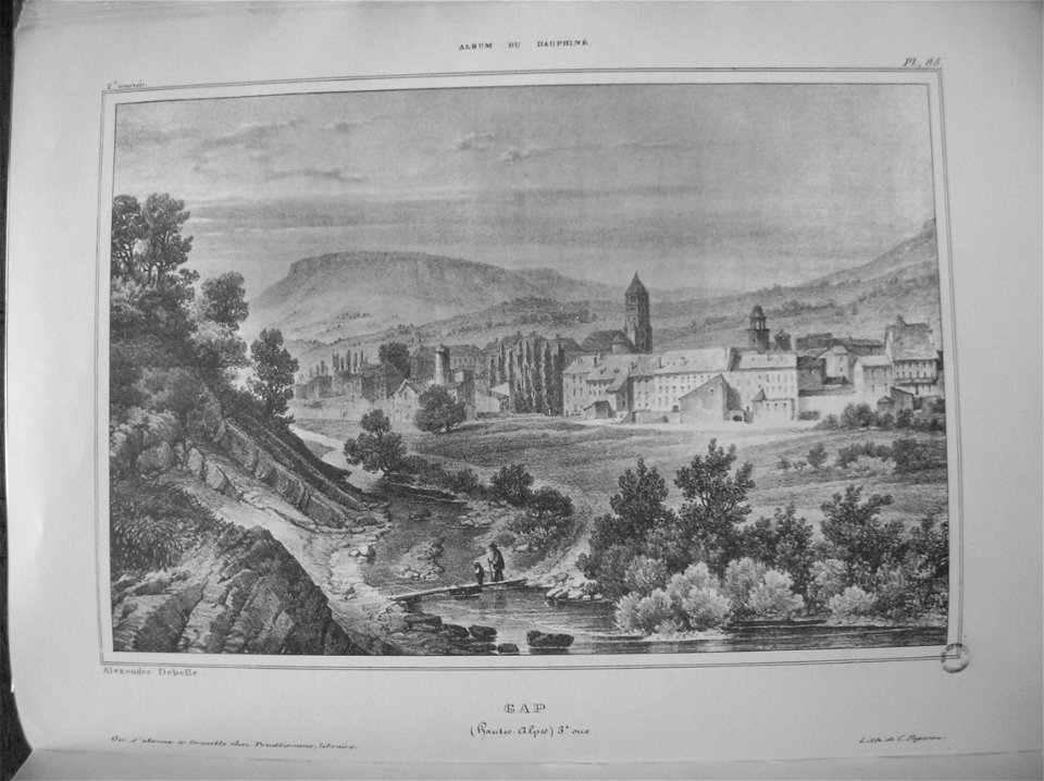 Im07 Album Dauphiné tome II - Gap (Hautes-Alpes) 3eme vue - by AD