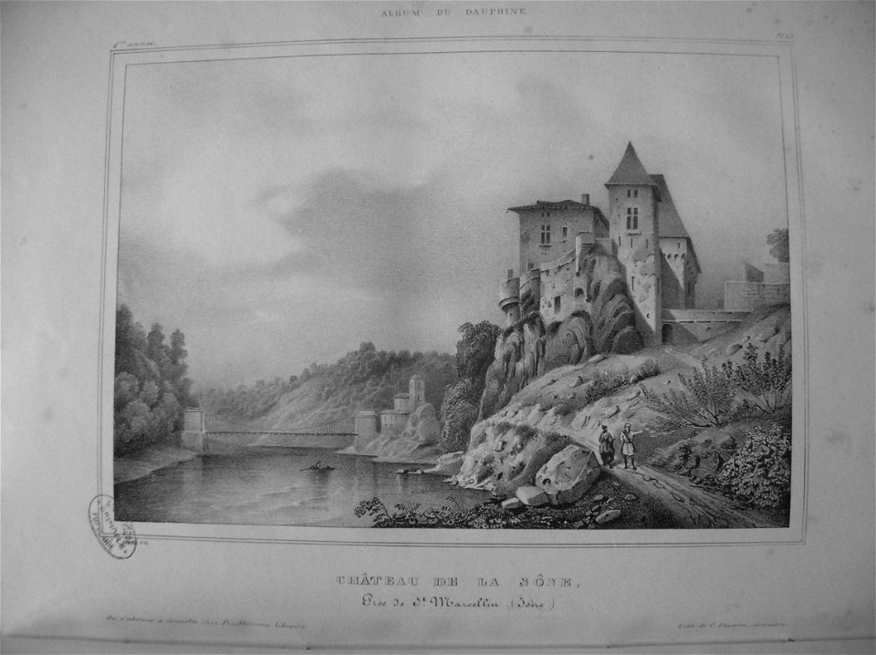 Im42 Album dauphiné T1 - Chateau de la Sone, près de St Marcellin (Isère), by VC versio II