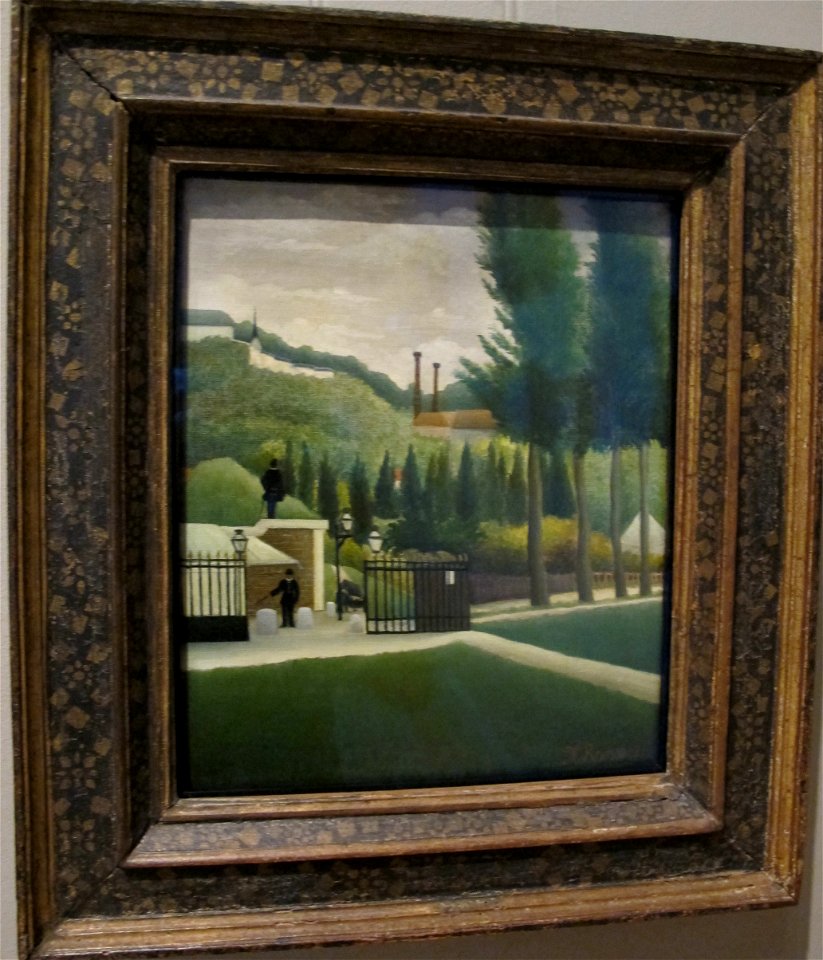 Henri rousseau il doganiere, il casello, 1890 ca.