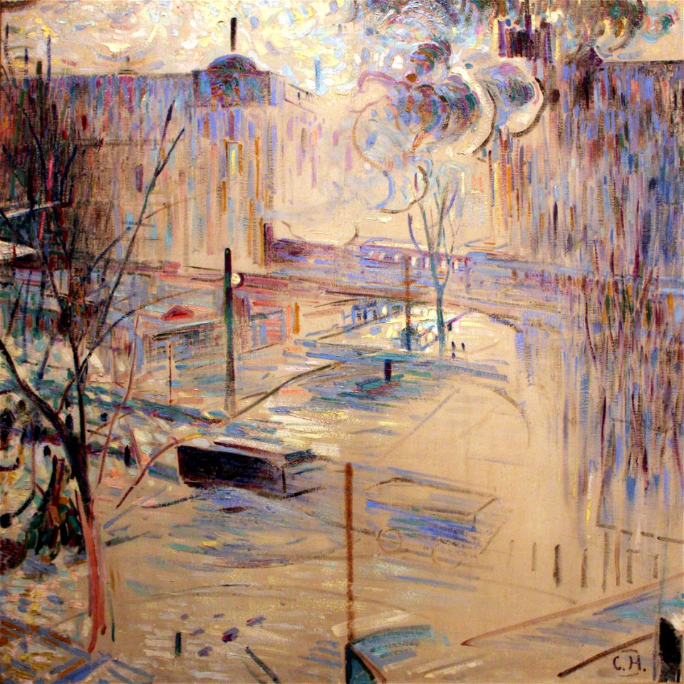 1911 Herrmann Savignyplatz mit Stadtbahnbruecke anagoria