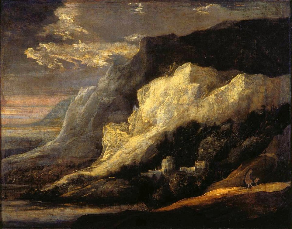 Hercules Seghers - Paisagem rochosa