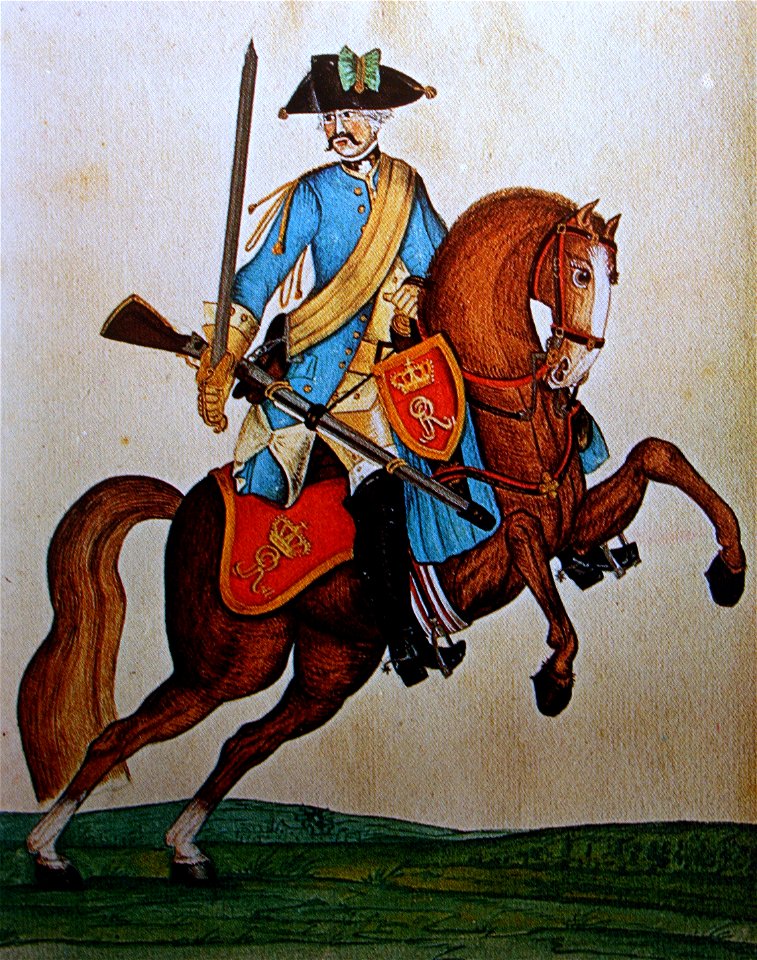 Kurhannoversches Legion Britannique 1761 - Dragoner 1. Eskadron Gmundener Prachtwerk