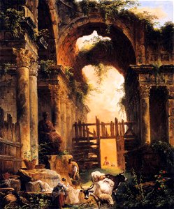 Hubert Robert - Roman Ruins
