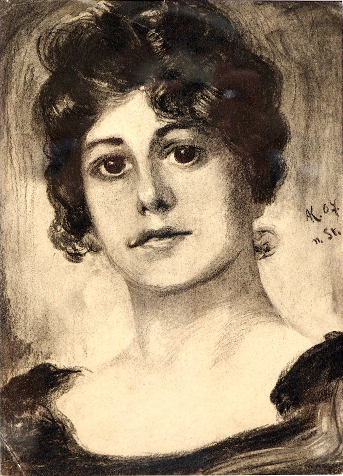 König, Albert Studienkopf 1907