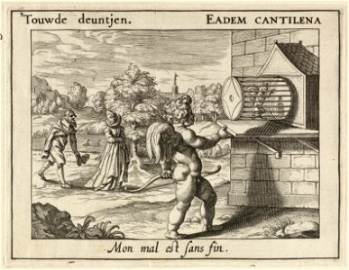 Illustratie uit P.C. Hooft Emblemata amatoria. Afbeeldinghen van minne. Emblèmes d'amour, Amsterdam 1611. NL-HlmNHA 1477 53009521