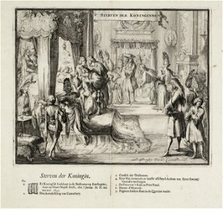 Het overlijden van Maria II Stuart, 1695. NL-HlmNHA 53008720