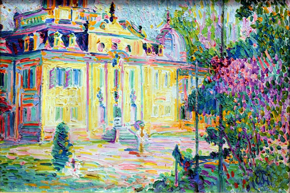 1912 Herrmann Schloss Belvedere bei Weimar anagoria
