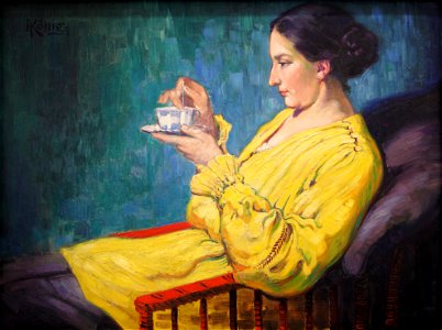 König A. Frau m. Teetasse@20170729